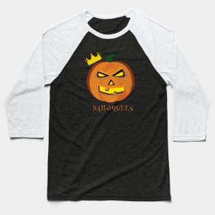 Halloqueen - Halloween pun Baseball T-Shirt